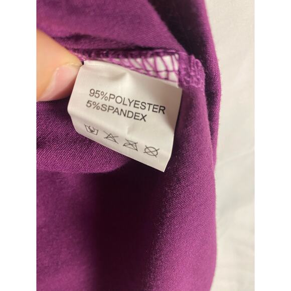 Purple Womens V-neck Blouse Size Small - Picture 6 of 6